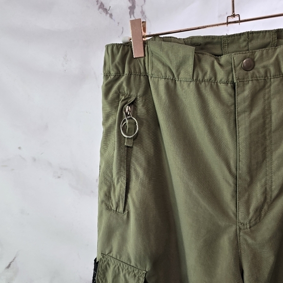 Obermeyer Pants Womens 32 X 29 Brown Black Tan Ski Snow Shell Vintage - Picture 2 of 14